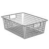Desktop organizando cesta de armazenamento com alça nórdica japonesa simples cesta de armazenamento de ferro cozinha sundries lanche cesta de armazenamento