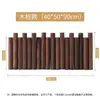 Valla de Madera Anticorrosiva Valla de Jardín Madera Redonda Valla Exterior para Patio Valla Exterior Decoración de Balcón Interior MCPB