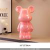 Decoración de pasillo de oso violento al por mayor, cerámica galvanizada, decoración de sala de estar de lujo ligero, mueble de TV, mueble de vino creativo, juego de exhibición