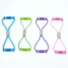 Banda Elástica de Resistência em Forma de Oito de Alta Elasticidade TPE, Logo Personalizável, Múltiplas Cores Disponíveis, Corda de Resistência para Yoga Fitness