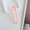 Venta caliente transfronteriza, horquilla elegante para el cabello, estilo coreano, accesorios para el cabello de celebridades de Internet, horquilla con forma de U para la cabeza con bola en la parte posterior