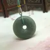 Al por mayor de fábrica imitación jade Hetian color jaspe hebilla de seguridad colgante material de Mongolia Exterior material de boca amarilla morada ahumada hebilla de seguridad colgante
