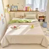 Algodón lavado con agua Clase A doble capa hilo arrugado de dibujos animados colcha fresca de verano individual y doble lavable a máquina lavado al agua aire acondicionado colcha de regalo venta al por mayor