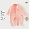 Ropa de Bebé Grado A Hecha de Felpa Austriaca, Monos para Primavera y Otoño, Ropa Cálida para Bebés Niñas, Trajes de Gateo para Recién Nacidos, Mamelucos Engrosados