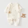 Roupas para Bebê Recém-Nascido, Macacões Acolchoados de Outono e Inverno, Roupas de Proteção para a Barriga de Bebê Recém-Nascido, Tipo A de Algodão Puro Roupas Térmicas