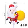 2026 Feliz Natal Caixa de Embalagem para Transportar Cupcakes Círculo de Grama Folhas Boneco de Neve Festa de Véspera de Natal Topper
