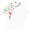 Camiseta de Manga Curta Grafite Pintada à Mão de Marca Tendência para Homens e Mulheres Verão Casais Estilo Americano High Street Camiseta de Meia Manga Estilo Popular de 2025 Anos