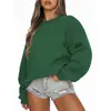 Sudadera Casual de Cuello Redondo con Forro de Polar Más Vendida de Amazon para Mujer, Top Holgado de Comercio Exterior Transfronterizo para Parejas, Tendencia de Moda Urbana