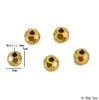 Aço Inoxidável Cor Dourado 18K Conserva Cor Contas Facetadas Acessórios DIY Feitos à Mão Contas de Posicionamento Contas Soltas Pulseira Colar Acessórios de Contas Espaçadoras