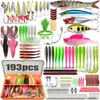 Set de Señuelos, Kit Completo de Señuelos, Cebo de Pesca, Cebo Artificial, Señuelo Duro, Minnow, Spinnerbait, Señuelo Blando, Señuelo Minnow