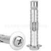 Tornillos de Expansión de Cabeza Redonda Cruzada de Acero Inoxidable 304, Tornillos de Cabeza Plana Integrados de Extracción, Tornillos de Manguito Extendido M6M8