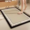 Tapete de Chão para Banheiro, Tapete Antiderrapante, Tapete Absorvente para Pés de Banheiro, Tapete de Lama Diatomácea, Carpete para Porta de Banheiro, Tapete de Chão Doméstico