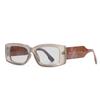 9250 Gafas de Sol Modernas Retro de Marca Grande INS Color Tinta Feng Shui Gafas de Sol Versátiles de Moda para Mujer Espejo Plano Anti-luz Azul