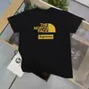 Camiseta Original Nt North Face de 260g para Hombre, Camisa Casual Versátil de Manga Corta con Estampado de Moda para Pareja