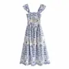 Vestido de tirantes con corte y bordado de estilo europeo y americano para mujer, nuevo estilo 5249