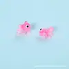 Suministro Directo de Fábrica Japón Taiwán Simulación Flotante Pegamento Suave 2.5cm Juguete Flotante de Pez Dorado Juguete de Pesca de Mercado Nocturno