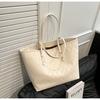 Bolsa Tote Grande Capacidade Transfronteiriça para Mulheres 2026 Novo Modelo Textura de Alta Qualidade Bolsa de Ombro para o Dia a Dia Casual Versátil Bolsa de Aula
