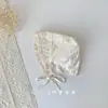 Sombrero de Princesa para Bebé Niña con Bordado de Encaje Francés Protección Solar Sombra Primavera Verano Delgado Sombrero de Corte Sombrero para Bebé Niño Pequeño