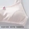Roupa íntima para Período de Desenvolvimento para Estudantes Femininas, Sutiãs para Meninas do Ensino Médio e Fundamental, Sem Aro, Estilo Fino, Estilo Japonês, Camisola de Algodão Confortável