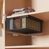 Caja de almacenamiento para calcetines, organizador de ropa interior, caja de almacenamiento tipo canasta extraíble, herramienta de almacenamiento por capas para armario estilo cajón colgante