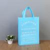 Bolsa Publicitaria Regalo Serigrafía Bolsa No Tejida Logo Imprimible Estampado en Caliente Medio Cosida Portátil Bolsa de Compras para Ropa Personalización