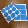Almohadillas Antideslizantes de Silicona Adhesivas Azules Personalizadas Troqueladas, Resistentes al Desgaste, Resistentes a los Arañazos, Amortiguadoras, Juntas de Silicona Anticolisión Autoadhesivas