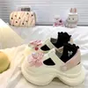 Zuecos de verano para mujer para exteriores con una sensación cómoda, nuevo modelo de primavera 2025, sandalias de plataforma de suela gruesa que aumentan la altura, doble uso, antideslizantes, medias pantuflas de punta cerrada