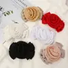 Flor de núcleo de tela hecha a mano 8cm * 13.5cm flor diy accesorios para el cabello accesorios para la ropa accesorios para la ropa en stock al por mayor