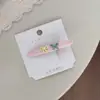 Femenino ~ Dulce y Fresco Francés Colorido Pinza para el Cabello con Lazo Linda Pinza Lateral para Flequillo Pinza de Pato Pinza para el Cabello Joyería para Mujeres