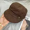 Gorra de equitación plisada retro de gamuza estilo coreano para mujer, gorra de béisbol versátil casual de otoño, gorra de vendedor de periódicos elegante