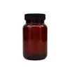 Botellas marrones de PET de grado alimenticio para productos de salud para mascotas, incluyendo envases para tabletas, cápsulas y jarabes; los fabricantes ofrecen diseños personalizados y opciones al por mayor