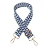 Bolsa de Accesorios con Correa Ancha de Hombro, Estilo Europeo, Tejido Jacquard Colorido de Nuevo Estilo Transfronterizo, Correa Larga para Bandolera, Correa de Repuesto para Mochila