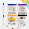 Bolsa Colorida Eva para Armazenamento de Pílulas Bolsa Portátil para Armazenamento de Joias com Aba de Fechamento Bolsa Plástica Bolsa Eva para Joias Saquinho de Joias