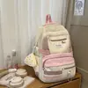 Mochila para chicas de secundaria, elegante y de alta capacidad, diseño de nicho para estudiantes de primaria y secundaria, estilo ins