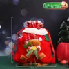 Decoração de Natal Sacola de Presente de Véspera de Natal Sacola de Doces de Natal Sacola de Presente Velhinho Fofo Sacola de Maçã Sacola Tote Infantil