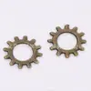Accesorios para Joyería de Aleación Retro DIY Colgantes de Engranajes Mini Multicolor Collar Pulsera Colgantes Decorativos Venta Caliente Transfronteriza