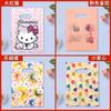 Bolsa de plástico para tienda de ropa, venta al por mayor, con estampado de dibujos animados de flores, cuatro dedos, portátil, para compras, regalo