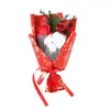 Ramo de Flores Secas de Algodón con Bayas Rojas Navideñas al por Mayor Decoración de Recuerdos DIY Relleno para Cajas de Regalo Flores Regalo de Navidad para Novia