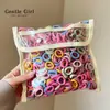 Gomas de Pelo de Colores para Niños, Ligas para el Cabello de Niñas, Tamaño Pequeño, Alta Elasticidad, Duraderas, No Dañan el Cabello, Ligas para el Cabello de Bebé, Accesorios para el Cabello