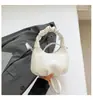 Bolsa Plissada da Moda Feminina 2025 Novo Design de Nicho Bolsa Transversal Estilo Primavera e Verão Estilo Normcore Bolsa de Ombro