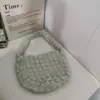 Bolso Cruzado Pequeño de Pliegues de Burbujas Estilo Coreano Ins, Bolso Nube Elegante, Bolso de Hombro Versátil Casual, Bolso de Axila