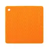 Jogo Americano de Silicone Colmeia Atacado Anti-Queimadura Antiderrapante Almofada Redonda de Silicone Mat de Mesa de Silicone para Cozinha Doméstica Fácil de Limpar