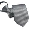 Corbata profesional para hombre, sin nudos, de 8 cm, con cremallera fácil de tirar, de 7 cm, para trabajo formal y de negocios, venta al por mayor