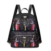 Estilo Coreano Nueva Moda Bolso para Mujer Mochila Simple de Gran Capacidad Ligera de Viaje Estilo Étnico Mochila Pequeña para Exteriores