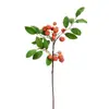 Árvore de frutas artificial grande com várias folhas, galho de lichia, decoração de jardim falso para janela de sala de exposição, ornamento floral de alta qualidade
