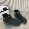 Estilo Coreano Moderno Popular Venta Caliente Cinturón de Cuero Hebilla Plana Botines Chelsea Mujer 2026 Otoño Versátil Cómodo Adelgazante Casual Botines Cortos