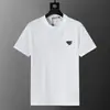 Camiseta de manga curta de alta qualidade, transfronteiriça, corretamente etiquetada, nova, da moda, para o verão, solta, jacquard, comércio exterior europeu e americano