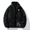 2024 Nueva Ropa de Algodón Acolchado con Cuello de Pana para Otoño e Invierno para Hombres Pareja Chaqueta Acolchada de Algodón Engrosada Cortavientos Chaqueta Resistente al Frío Vintage Americana