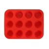 6 Lou 12 Lou 24 Lou Molde de bolo de silicone Pão de grau alimentício Assadeira Forno Redondo Mafen Cup Baking Molde