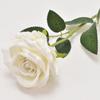 Flor artificial flanela rosa flor única flor falsa flor artificial casamento casa Dia dos Namorados decoração sentir buquê flor parede